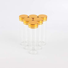 5PCS 50ml bottiglie decorative di vetro, mini bottiglie con coperchi