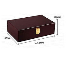 ZLMMY Legno Stash Box w/Storage - Chalet Red Cherry Cigar Humidor