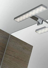 Set Mobile Lavabo Dx Specchio LED Arredo Bagno Moderno Alabama105 CERAMICHEMIRANDA-Perla