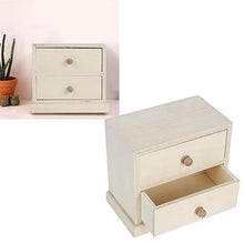 Asixxsix Organizer in Legno, con cassettiera da scrivania, utile ed Elegante Pratico per Documenti da Ufficio Organizer per Gioielli