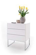 Robas Lund Comodino, Bianco, BxHxT 50x60x40 cm