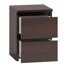 Comodino comodino Marbella M2 30 cm con 2 cassetti camera da letto (orizzontale)
