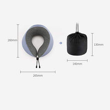 Cuscino per il collo per il cuscino da viaggio regolabile per via aereo per memory schiuma Sleep-Soft Poggiatesta con supporto per il collo-Master di Comfort di volo, cuscino per seggiolino auto