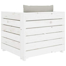 FAMIROSA Set Divani da Giardino 2 pz con Cuscino Talpa in Legno