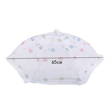 JIUZUI - Copertura per alimenti in rete, pieghevole, per picnic, campeggio, colore: Bianco