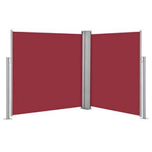 Tenda da sole allungabile, colore rosso, 160 x 600 cm