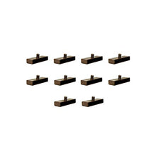 Supporti per doghe e cornici in metallo da 63 mm, 1 rebbio (confezione da 10)