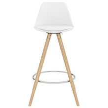 vidaXL Set da Bar 7 pz Bianco