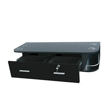 OUKANING Armadietto da parete per bagno, con 2 cassetti, dimensioni: 105 x 41 x 22,5 cm