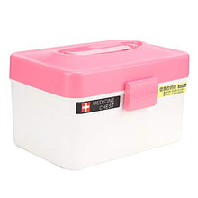Cassetta dei medicinali a più strati in plastica portatile durevole per la casa cassetta dei medicinali Kit di pronto soccorso(2#)