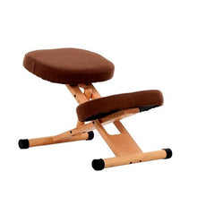 RRTYA Sedia ergonomica in ginocchio regolabile in altezza con schienale (Cotone e Linen1)