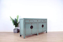 Yajutang - Cassettiera cinese con 4 ante e 3 cassetti, colore: Grigio