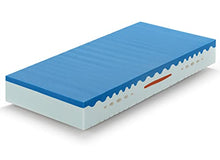 Marcapiuma Materasso Singolo Memory 90x190 cm alto 18 cm Prince lato medio H2 Ortopedico Dispositivo Medico Rivestimento Sfoderabile Antiacaro Antibatterico Made in Italy