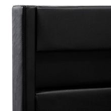 SKM Giroletto con LED Nero in Similpelle 180x200 cm (51.65kg)