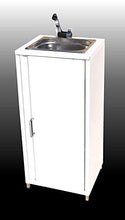 TMM Mobile con lavello bianco,con inclusi accessori, trasportabile, lavello da campeggio