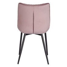 WOLTU BH209rs-2 Sedie da Pranzo Senza Braccioli Sgabello da Cucina Imbottito con Rivestimento in Velluto Rosa 2 Pezzi