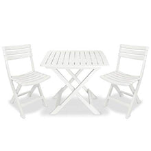 SKM Set da Bistrot 3 pz in Plastica Bianco