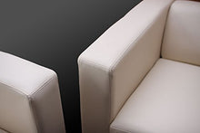 Serie Lille M65 divano sofa 2 posti 75x137x70cm pelle rosso