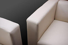 Serie Lille M65 divano sofa 2 posti 75x137x70cm ecopelle marrone - Arredi Casa