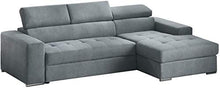 Casarreda Store Ancona - Divano Letto con Chaise Longue Contenitore (Tessuto Antara 2020)