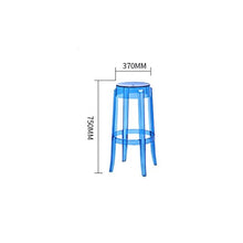 XXT Sgabello in plastica Trasparente e Sgabello Praticità (Color : C)