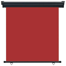 Tidyard Tenda a Rullo per Terrazzo Rosso/Marrone 160/170x250 cm,Tenda da Sole Avvolgibile,Tenda da Sole per Esterno,Tenda da Sole per Gazebo e Pergolato