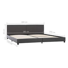 SKM Giroletto Grigio in Similpelle 180x200 cm (29.7kg)