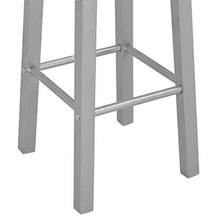 vidaXL Set da Bar 3 pz Tavolo e Sedie Alte con Poggiapiedi Robuste Eleganti Angolo Cucina Bancone e Sgabelli Bistrot in Legno e Acciaio Nero e Grigio