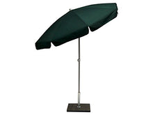 Maffei Art 181 Venezia ombrellone Rotondo Cotone Duplex Diametro cm 200. Made in Italy. Colore Verde/Riga Verde