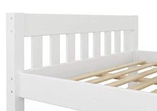 Erst-Holz Letto Matrimoniale Bianco Classico 140x200 in Pino con doghe rigide 60.38-14W