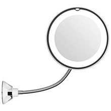 Belleashy Specchio Trucco 10X Ingrandimento Trucco Specchio Portatile Illuminato Per Il Bagno