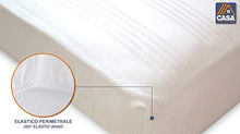 Casatex | Coprimaterasso Singolo in 100% Cotone Fasciato, a Cappuccio con Angoli ed Elastici