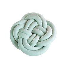 lffopt Cuscini Decorativi Bambini Cuscino Knot Cuscino Bianco Annodato Cuscino per Nodi Cuscini Decorativi Cuscino Morbido Cuscino Annodato Grigio Green