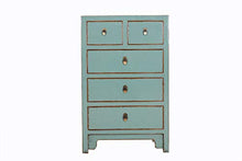 Yajutang - Cassettiera cinese orientale/asiatica, 5 cassetti, colore: Grigio