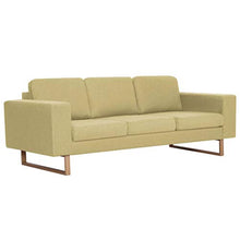 FAMIROSA Set Divani 2 pz in Tessuto Verde-6862