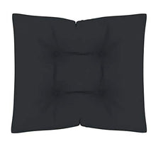 Cuscino spalliera per divani, Cuscini per Divani su Pallet, 4 pz, Antracite in Tessuto, Antracite e Verde