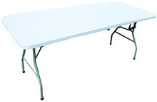 Redwood Leisure Tavolo pieghevole resistente, 1,80 m, Bianco