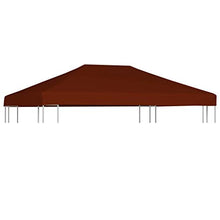 Festnight Copertura Superiore Gazebo 310g/m² 3x4m Terracotta
