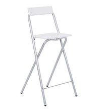 Link, 50901400, Sedia alta da bar, Bianco, bianco (weiß), mdf, metallo