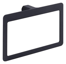 Gedy Pirenei - Portasciugamani ad Anello in Ottone, Nero, 23 x 5 x 15 cm