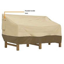 Cobeky - Copertura impermeabile per divano e sedie da giardino, 223 x 83 x 84 cm, 88 x 32,5 x 33 cm