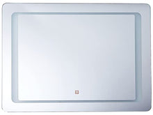 Beliani Specchio da Bagno a Parete Rettangolare con Illuminazione LED 60 x 80 cm Wassy