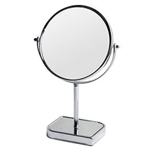 Specchio da Parete Specchio Toeletta Appoggio Appoggio 1x / 3X, Specchio Ingranditore Rotondo A Doppia Faccia con Ingrandimento Girevole A 360 °per Camera Letto Bagno Barba 33 X 18 Cm Incolla Il Tipo