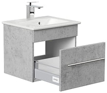 Mobile bagno con lavabo Villeroy & Boch Venticello 50cm grigio cemento