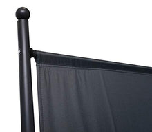 QUICK STAR 2 Pezzi Paravento da Giardino 180 x 178 cm Divisorio in Tessuto Balcone Protezione della Privacy Grigio