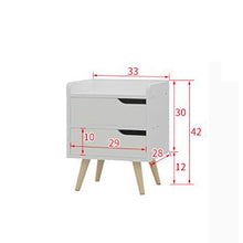 ZhuFengshop Comodino Comodino Comodino in Legno con Cassettiera Armadietto Comodino Side Table (Color : B)