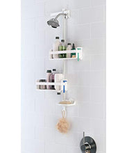 Umbra Flipside Portaoggetti da Bagno, Resina, Bianco, 76.2 x 20.32 x 11.43 cm