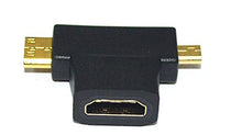 SaySure - 3 in1 Micro HDMI &Mini HDMI Male to HDMI Female Adapter
