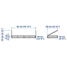 SVALNÄS scrivania con 2 cassetti 81x35 cm bambù