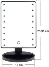 LBWARMB Trucco Specchio con luci Vanity Cosmetic Specchio a LED Trucco Specchio-Touch Screen Light Up Beauty Specchio per la Barbabietola da Barba